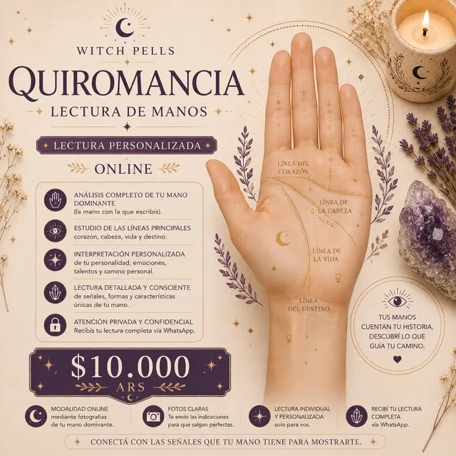 Quiromancia Online — Lectura de Manos