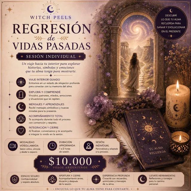 Regresión de Vidas Pasadas — Sesión Individual