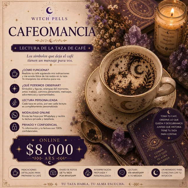 Cafeomancia Online — Lectura de la Taza de Café