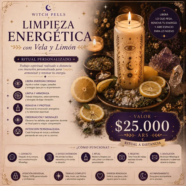Limpieza Energética con Vela y Limón