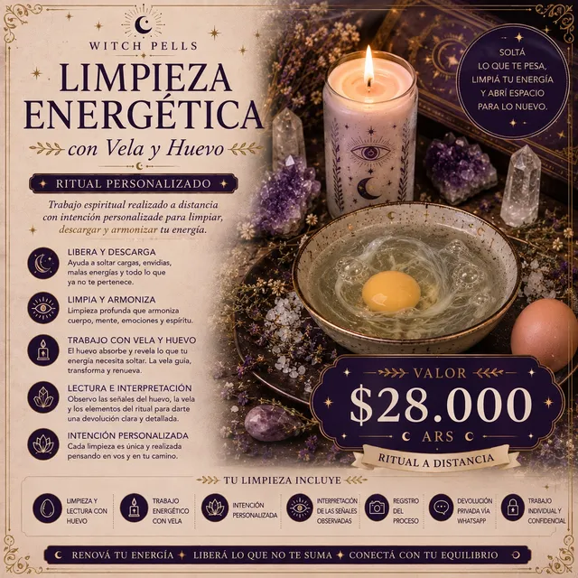 Limpieza Energética con Vela y Huevo