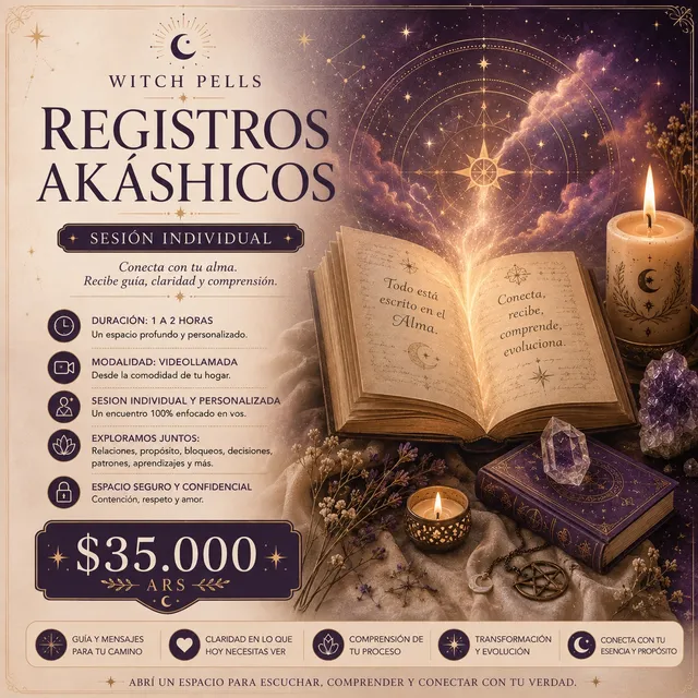 Registros Akáshicos — Sesión Individual por Videollamada