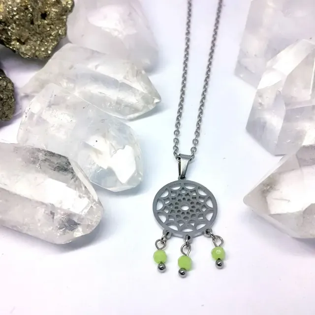 Conjunto Dije y Cadena de Acero Quirúrgico