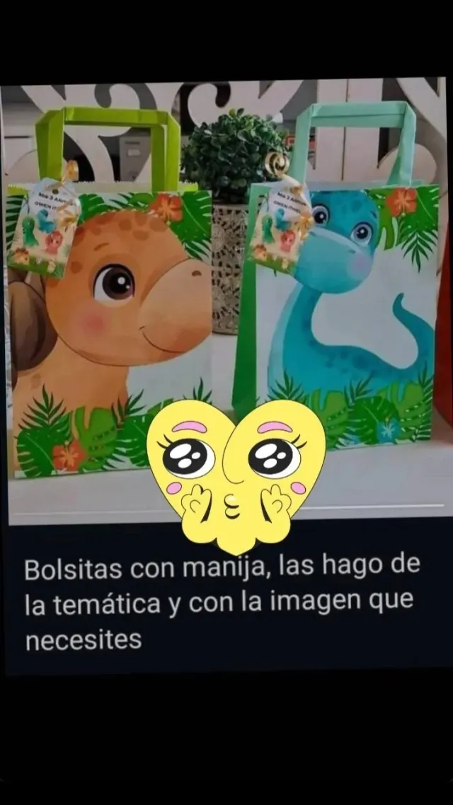 Bolsitas golosineras con manija de razo