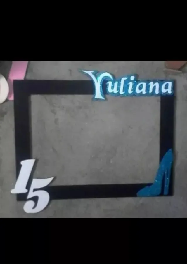 Cuadro selfie cuadrado personalizado