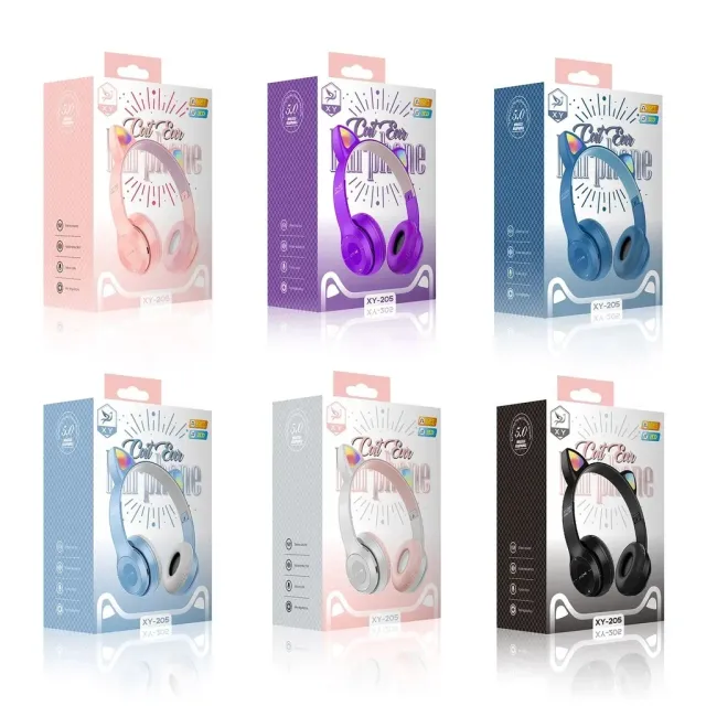 AURICULAR VINCHA BT GATITO C/ LUZ
