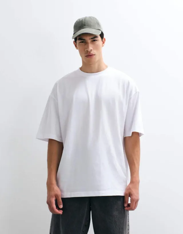 Remera Básica oversize blanca