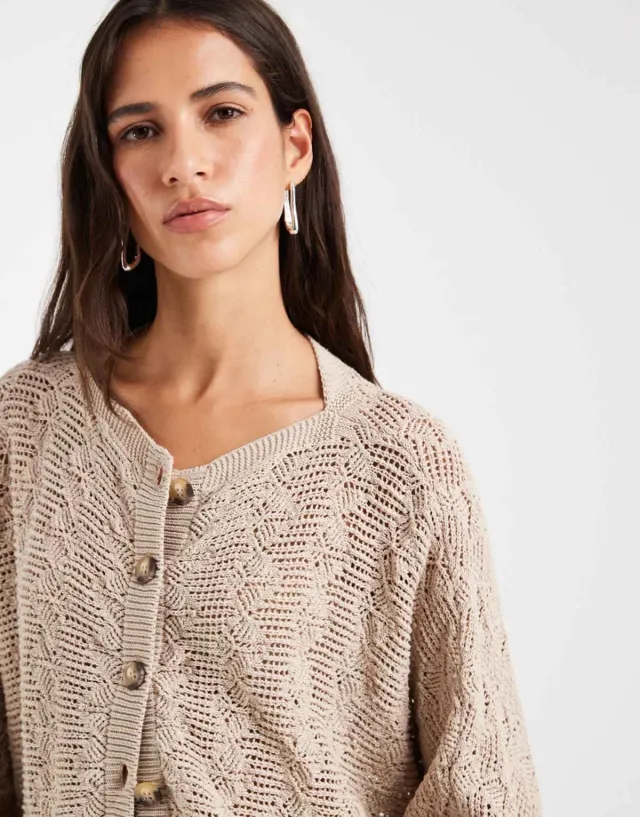 Cardigan Caballito punto calado
