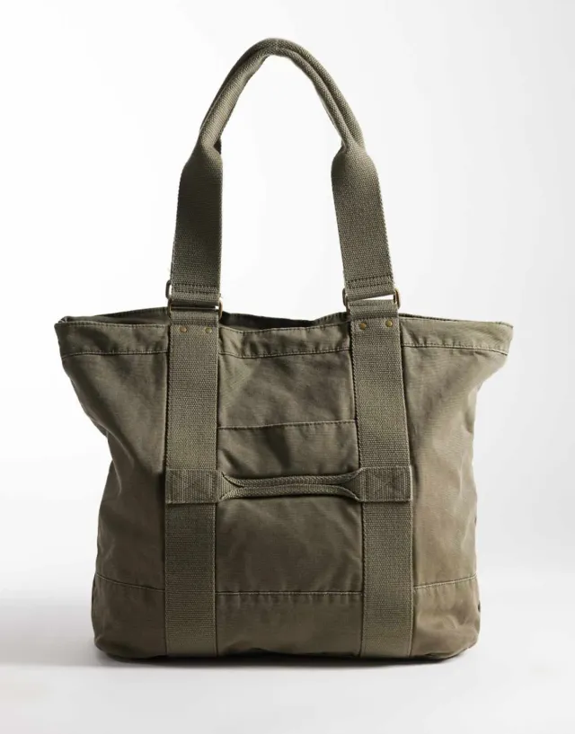 Tote de Lona verde oliva
