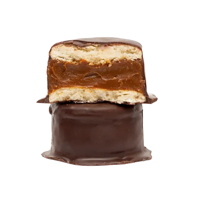 Alfajor maicena bañado