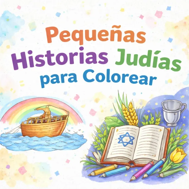 Pequeñas Historias Judías para Colorear – Ebook Infantil Imprimible