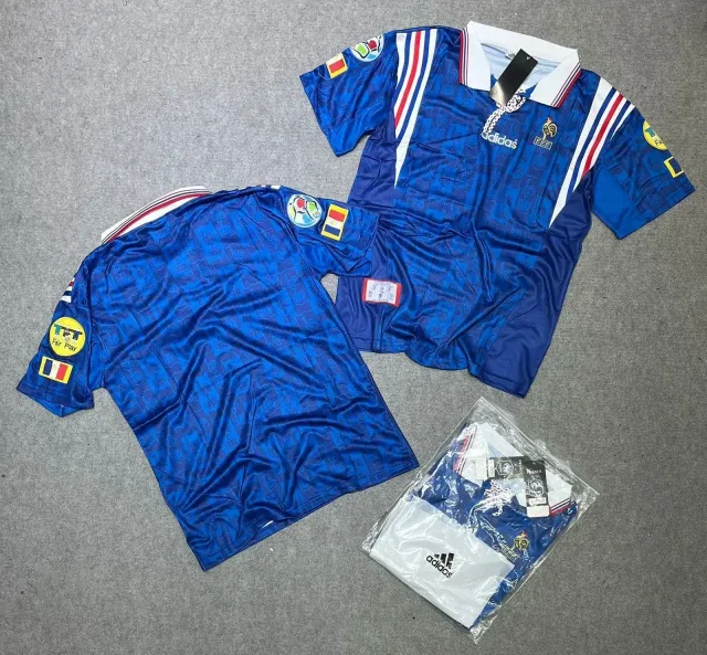 Camiseta Francia Titular Retro Eurocopa 1996