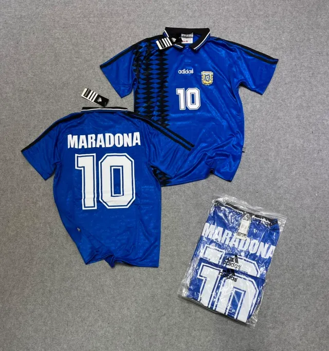 Camiseta Argentina Suplente Retro Mundial 1994