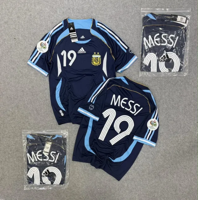 Camiseta Argentina Suplente Retro Mundial 2006