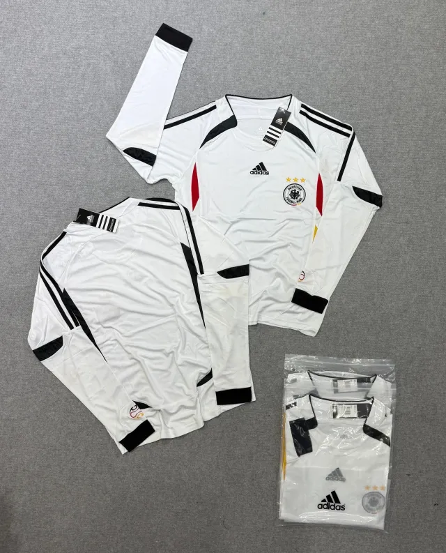 Camiseta Alemania Titular Manga Larga Mundial 2006