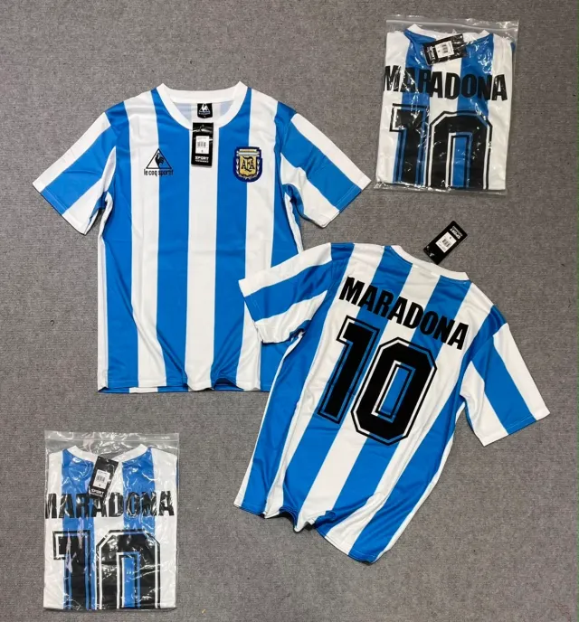 Camiseta Argentina Titular Retro Mundial 1986
