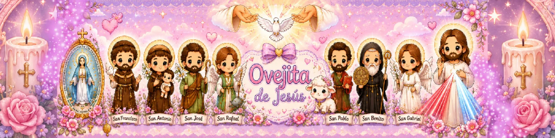 Banner de "Ovejita de Jesús"